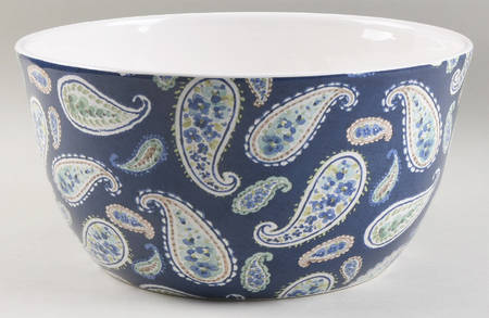 Bohemian Blue 11" Round Serving Bowl