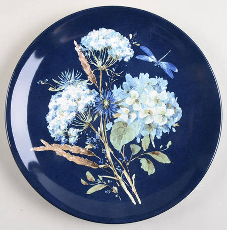 Bohemian Blue Salad Plate