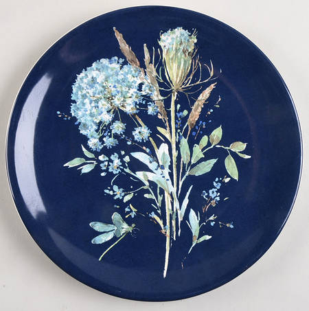 Bohemian Blue Salad Plate