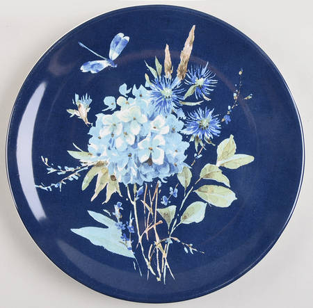 Bohemian Blue Salad Plate