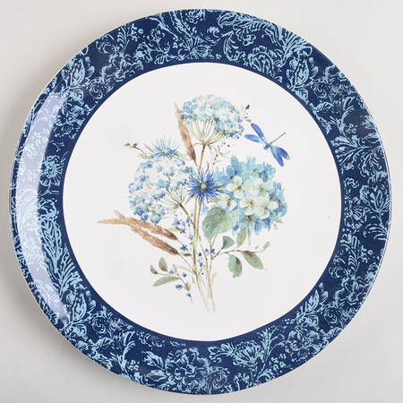 Bohemian Blue Dinner Plate