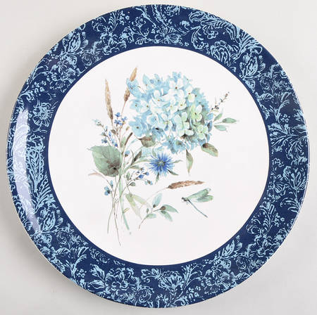 Bohemian Blue Dinner Plate