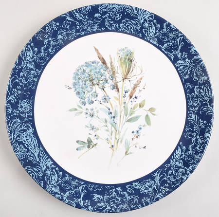 Bohemian Blue Dinner Plate