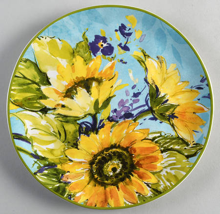 Sun Garden Salad Plate