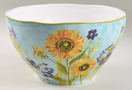 Sun Garden 9" Round Serving Bowl
