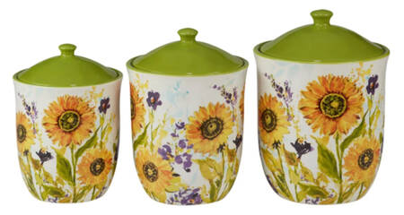Sun Garden (3 Piece) Canister Set (Box Set)