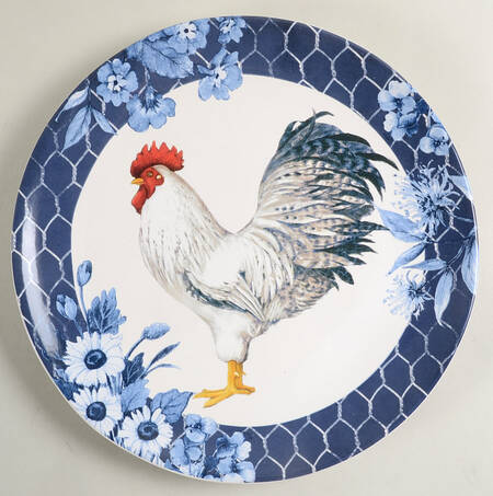 Indigo Rooster by Certified International