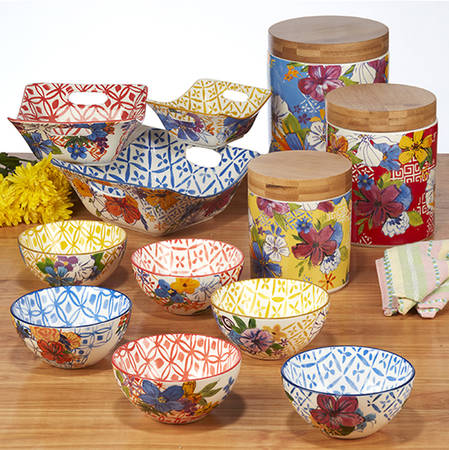 Flower Power (3 Piece) Canister Set (Box Set)