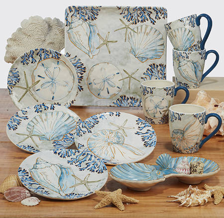 Playa Shells Salad Plate
