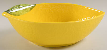 Lemon Zest 11" Figural Serving Bowl