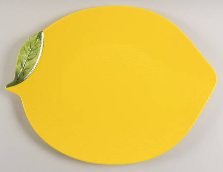 Lemon Zest 17" Figural Platter