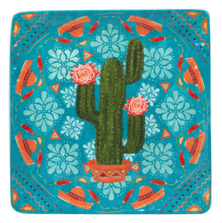 Santa Fe (Veronica Charron) 12" Square Serving Platter