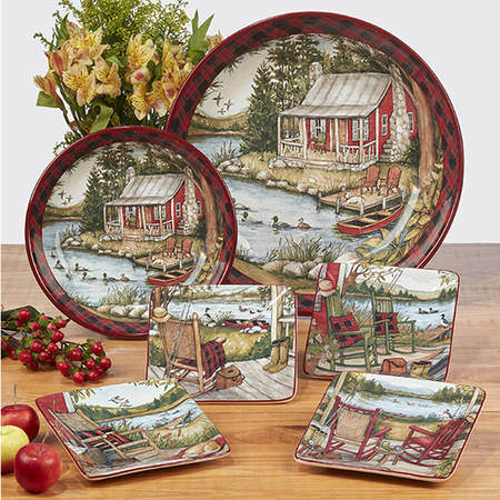 Lake Retreat 13" Pasta Serving Bowl