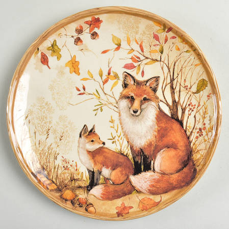 Pine Forest Salad/Dessert Plate
