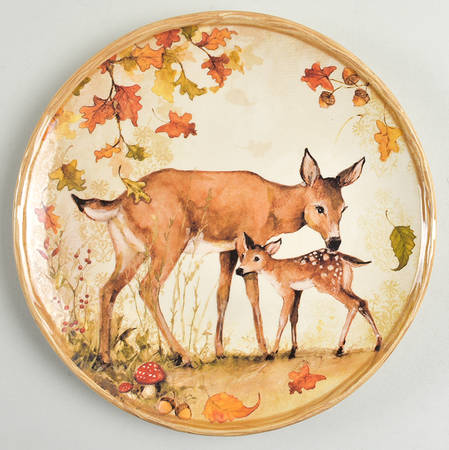 Pine Forest Salad/Dessert Plate