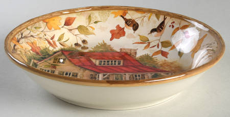 Pine Forest 9" Soup/Pasta Bowl