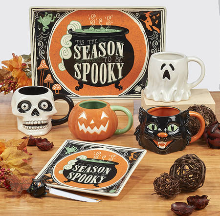 Scaredy Cat 14" Rectangular Serving Platter