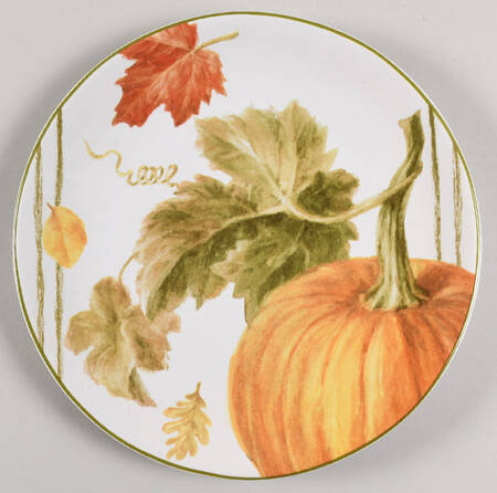 Sweet Autumn Harvest Salad/Dessert Plate