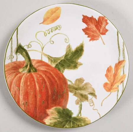 Sweet Autumn Harvest Salad/Dessert Plate