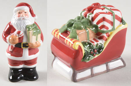 Santa's Workshop Figural Salt & Pepper Set