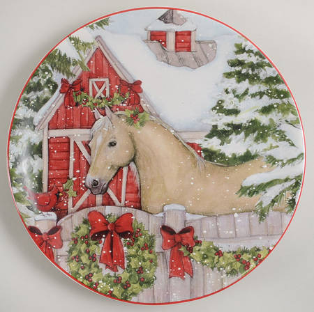 Homestead Christmas Salad/Dessert Plate