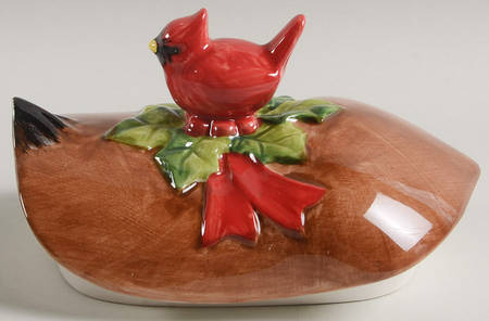 Homestead Christmas Lid for Figural Cookie Jar