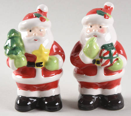 Holiday Magic Santa Figural Salt & Pepper Set