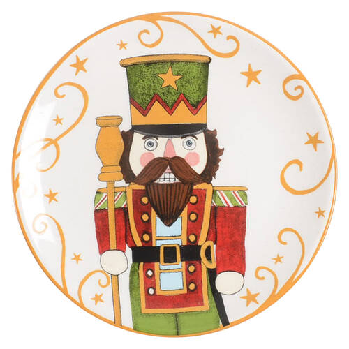 Holiday Magic Nutcracker Canape Plate