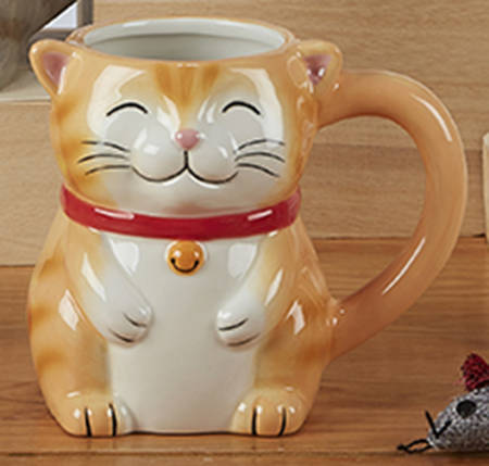 3-D Cat Mug