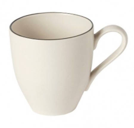 Augusta Natural (Black Trim) Mug