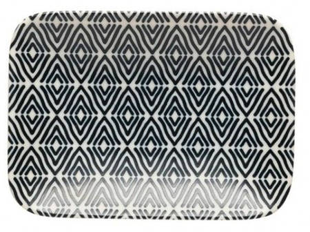 Augusta Diamond Weave 5" Rectangular Tray