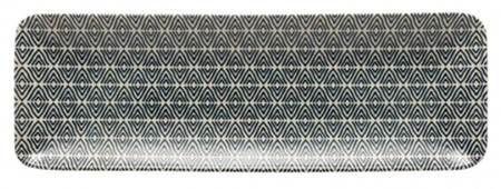 Augusta Diamond Weave 15" Rectangular Tray