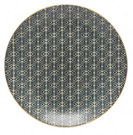 Augusta Diamond Weave (Gold Trim) Bread & Butter Plate