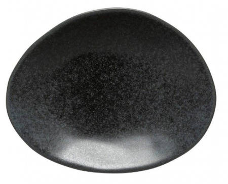Livia Matte Black 6" Oval Plate