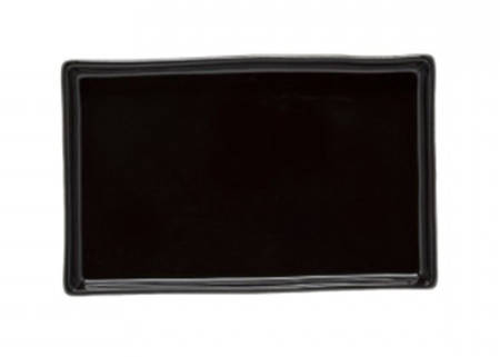 Lagoa Ecogres Black 7" Rectangular Tray