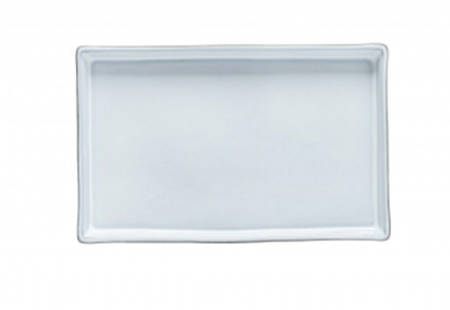 Lagoa Ecogres White 7" Rectangular Tray