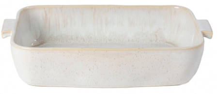 Eivissa Sand Beige 16" Rectangular Baker