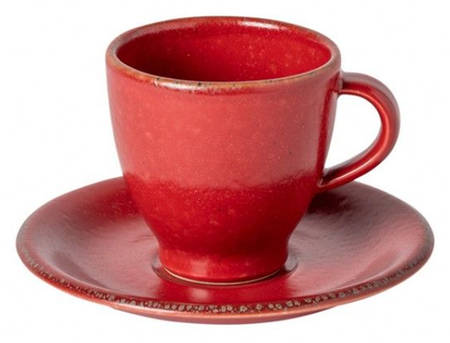 Positano Amora Footed Demitasse Cup & Saucer Set