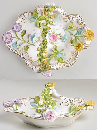 Coalbrookedale Multicolor Oval Basket