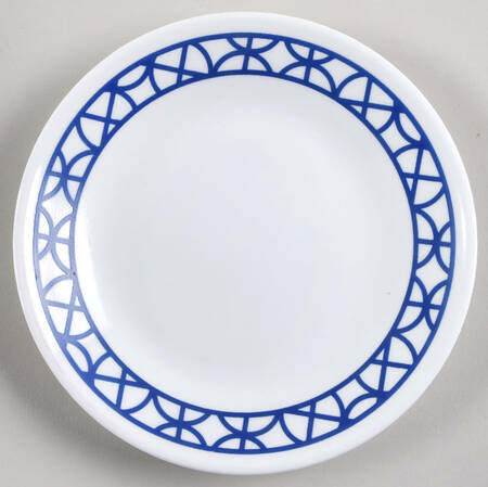 Cobalt Circles Bread & Butter Plate