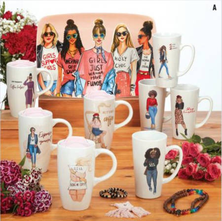 Girlfriends Travel Mug & Plastic Lid