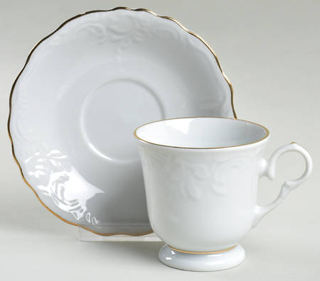CX870 Footed Cup & Saucer Set