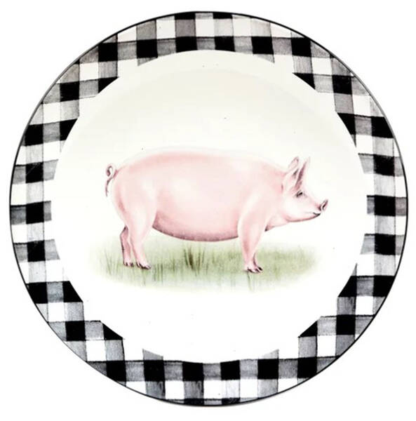 On the Farm Salad Plate