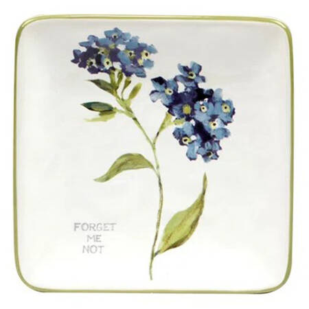 Fresh Herbs (Susan Winget) Square Canape Plate