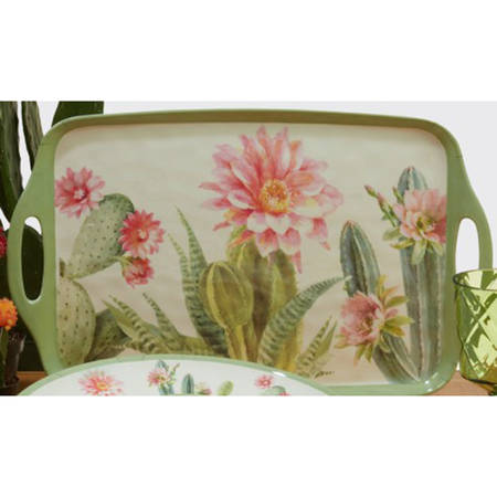 Desert Beauty 19" Rectangular Handled Tray