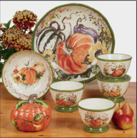 Harvest Morning 13" Pasta Serving Bowl