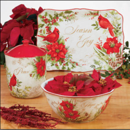 Winter's Medley 16" Rectangular Serving Platter