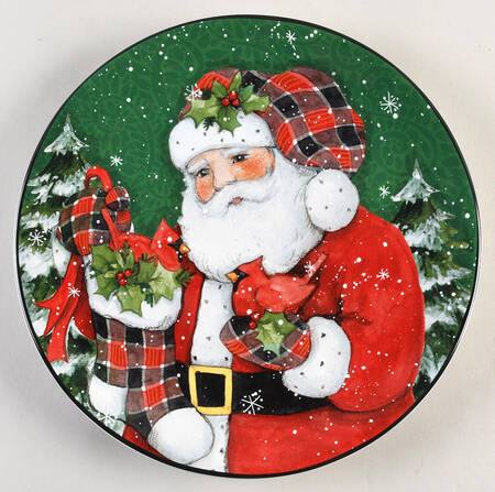 Christmas Lodge Santa by Certified International