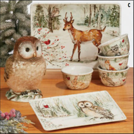 Winter's Walk 16" Rectangular Serving Platter