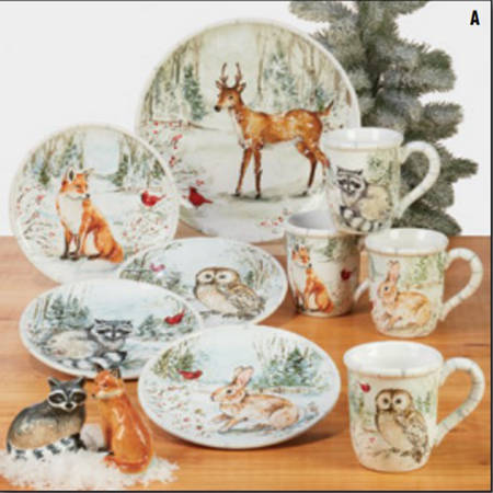 Winter's Walk Dinner Plate
